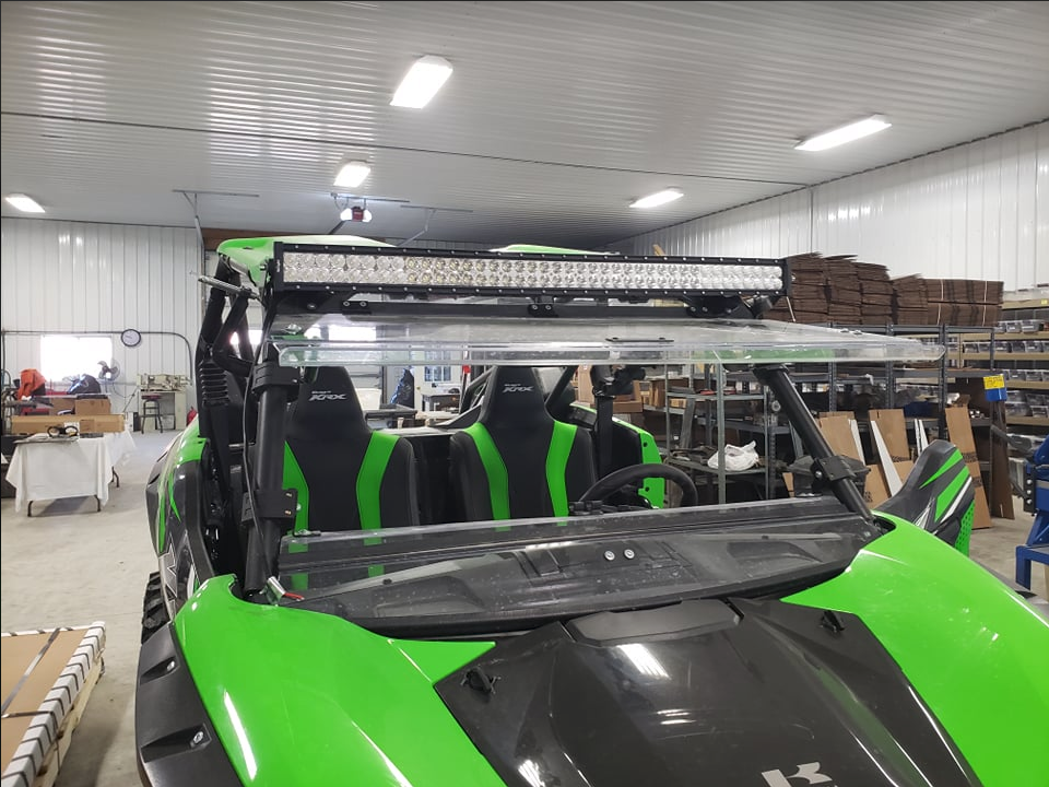 Kawasaki KRX 1000 Roof Mounted Light Bar Brackets Fits 42" Light Bar