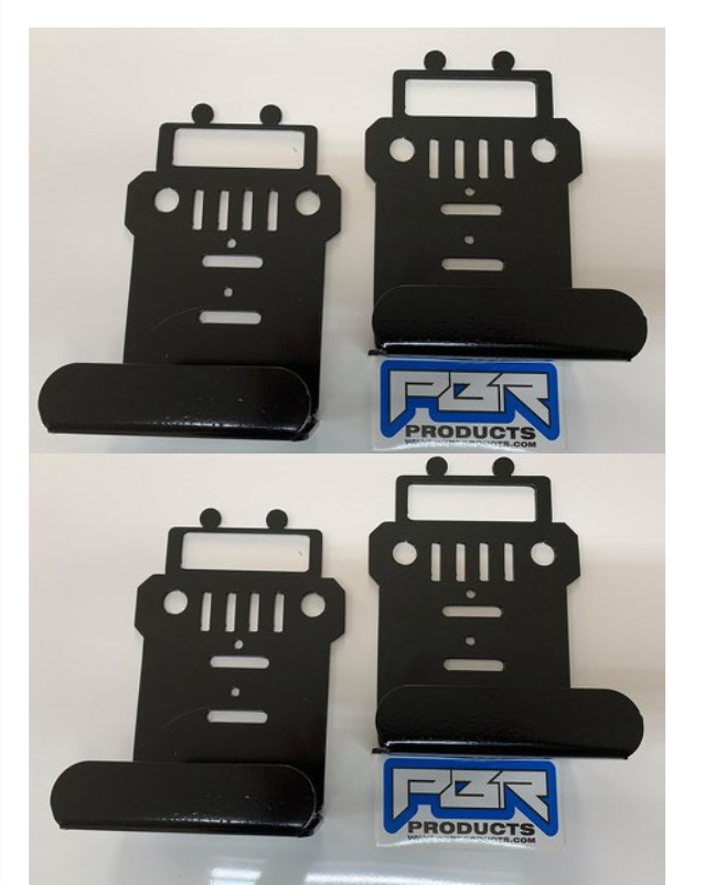 Jeep Wrangler Door Hanger Garage ( set of 4 ), JK JKU 4 Door Jeep PBR