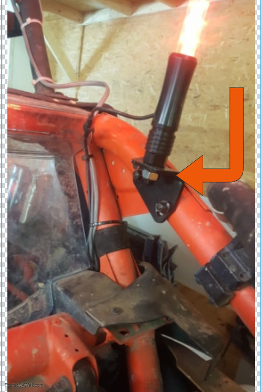 For Can Am Maverick X3 Rear LED Flag Whip Antenna Reverse Light - Foto 7