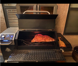 PBR Products compatibel with Pit Boss folding shelf for Pit Boss Lockhart - Black Diamond Plate