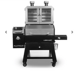 PBR Products compatibel with Pit Boss folding shelf for Pit Boss Lockhart - Black Diamond Plate
