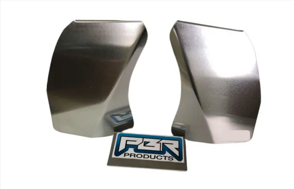 Yamaha Raptor 660 Air Scoops Radiator Scoops Shrouds Mill Finish