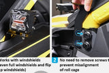 A Pillar LED Light Pod Mounting Brackets for Can Am Maverick R/Max All 2024-2025 2026 up