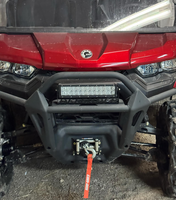 Can Am Defender Bumper Mount Light Bar Assembly w/ 13" light bar
