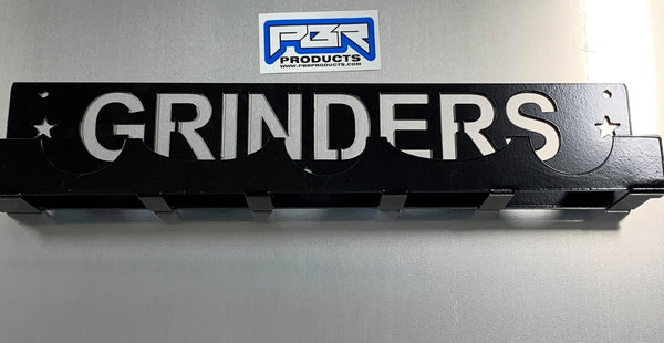 PBR Products 4 1/2" Angle Grinder Holder - Storage Rack - DeWalt Milwaukee Makita 1/8" steel Made in USA
