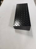 Yamaha G8 G14 - G22 Golf Cart Diamond Plate Polished Alum Front Bumper Cover BLACK