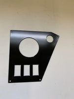 Honda Pioneer 1000 LIMITED dash panel switch plate with 3" Radio - 1 outlet