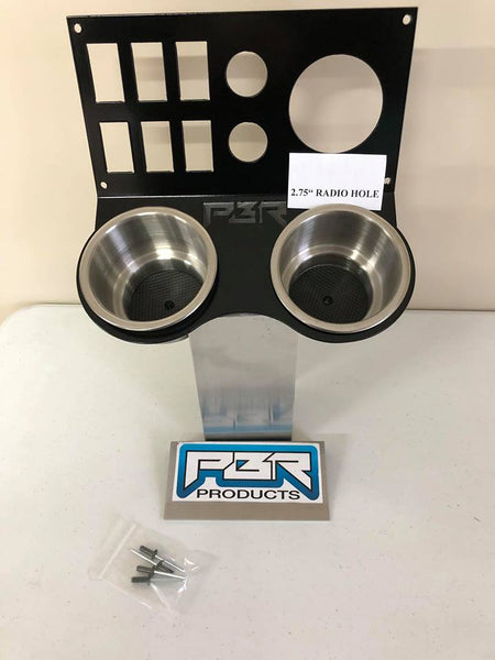 Honda pioneer 1000 2.75" for NOAM RADIO ONLY cup holder switch holes bracket - Part# NOAM275C