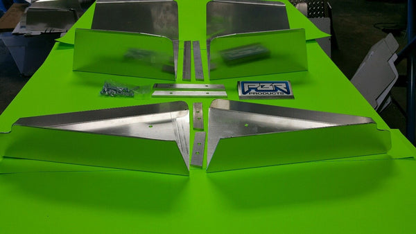 2013 and 2019 POLARIS RANGER 1000XP FRONT and REAR ALUMINUM A-ARM GUARDS SKID PLATE -Part#PR1000AAG