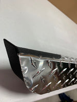 EZGO Golf Cart Part Diamond Plate Rocker Panel covers Pair 2014 -18 TXT BLACK