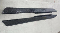 EZGO Golf Cart Part Diamond Plate Rocker Panel covers Pair 2014 -18 TXT BLACK