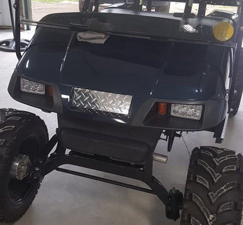 EzGo TXT 2013 - 18 name plate cover in diamond plate