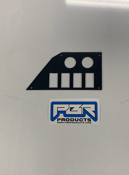 Honda Pioneer 500 Dash Plate Switch Panel 4 Switch 2 Outlet Accessory Holes