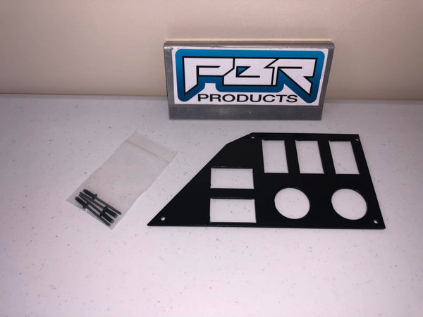 Honda Pioneer 500 Dash Plate Switch Panel 5 Switch 2 Outlet Accessory Holes