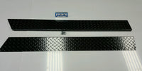 Jeep TJ Wrangler 5 3/4" 90° bend Rocker Guards Panels 1997 - 2006 Black