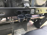 POLARIS RANGER CREW 2018 and UP BLACK Back Seat JUMBO CUP HOLDERS