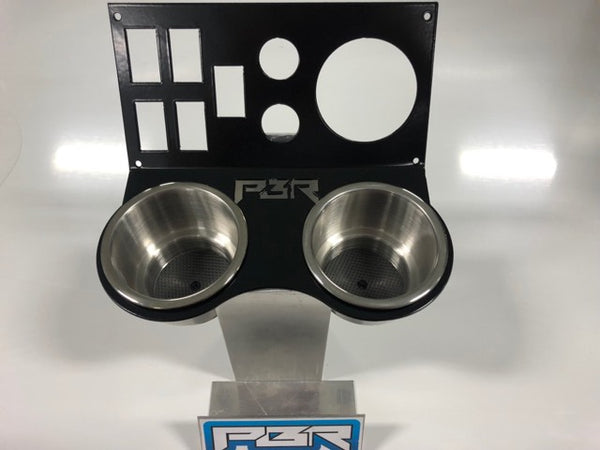PBR Products fits Honda Pioneer 5 Switch 2 Outlet Holes 3" radio hole STAINLESS Edition
