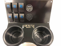 PBR Products fits Honda Pioneer RAM MOUNT 1000 6 switches 2 outlet cup holder MIDNIGHT EDITION Complete