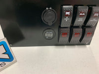 Honda Pioneer 1000 6 switch w/ 2 accessory holes RAM Mount BUILT OUT RED