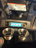 Honda Pioneer 700 Cup holder with stainless steel cups