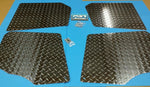 Polaris Ranger 800 Crew 2010-2014 UTV DIAMOND PLATE FLOOR XP FRONT AND REAR - Part#PR800FLC