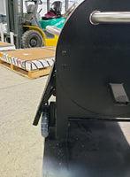 Pit Boss Tailgater 340 Folding Grill Shelf - Diamond Plate Powdered Black