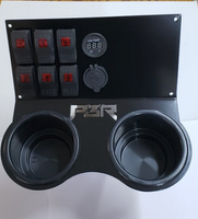 Honda Pioneer RAM MOUNT 1000 6 switches 2 outlet cup holder RED switches