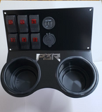 Honda Pioneer RAM MOUNT 1000 6 switches 2 outlet cup holder RED switches