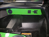 Kawasaki KRX 1000 Dash Panels- dash trim plate  - Kawasaki Green