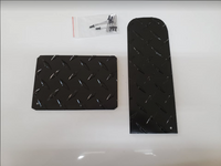 Ezgo TXT 1994-2012 Golf Cart BLACK Pedal Cover Set Brake and Gas Pedal Custom