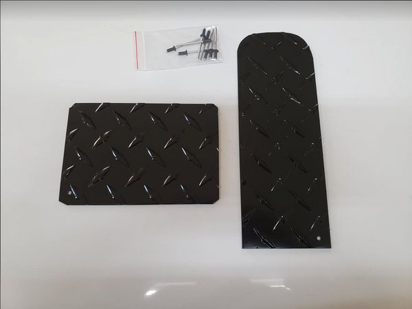 Ezgo TXT 1994-2012 Golf Cart BLACK Pedal Cover Set Brake and Gas Pedal Custom