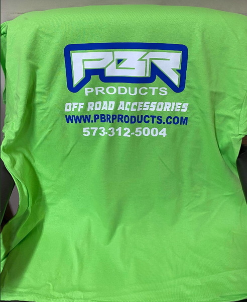 PBR Products Lime Green signature t-shirt size X-Large (XL)