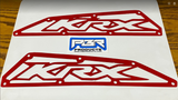 PBR Products Kawasaki KRX 1000 Frog Skin / Air intake Covers - Red