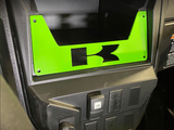 PBR Products Kawasaki KRX 1000 Cubby Dash Plate AND Dash Plates - Kawi Green