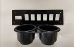 PBR Products Honda Pioneer 700 Cup Holder - Bob Rack Edition - Black Plastic Cups