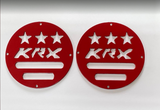 PBR Products Kawasaki KRX 1000 Floor Drains - Made in USA - RED