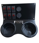 PBR Products compatible with Honda Pioneer RAM MOUNT 1000 6 switches 2 outlet cup holder RED switches