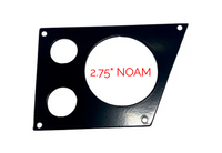 2022 Honda Pioneer 1000 Dash Plate w/ 2 outlet holes and 2.75" NOAM