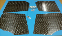 2020 and Up 570 Full Size Polaris Ranger Diamond Plate Aluminum Floor Boards CREW