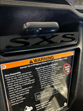 2022 Honda Pioneer 1000 1000-5 Cubby dash plate - BLACK