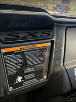 2022 Honda Pioneer 1000 1000-5 Cubby dash plate - BLACK