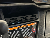 2022 Honda Pioneer 1000 1000-5 Cubby dash plate - BLACK