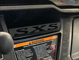 2022 Honda Pioneer 1000 1000-5 Cubby dash plate - BLACK