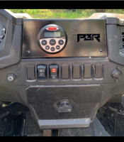 Polaris RZR 1000 & 1000 Turbo Dash 3" Radio Hole Aluminum Boss Radio 2019 & Up