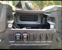 Polaris RZR 1000 & 1000 Turbo Dash 3" Radio Hole Aluminum Boss Radio 2019 & Up