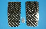 Club Car DS Golf Cart Diamond Plate NO STEP COVERS - Diamond Plate Aluminum