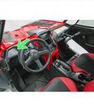 PBR Products Honda Talon 1000 1000X 1000-4 Drive Side Switch Plate 3 Switch - Part#100T3