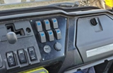 Honda Pioneer 1000 LIMITED dash panel switch plate 2 power accessory 6 switch