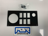 Honda Pioneer 1000 Dash Plate 3" Radio Hole (Boss), 6 switch, Volt Outlet, and Ram Mount Space - part #1001HPN