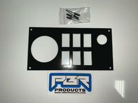 Honda Pioneer 1000 Dash Plate 3" Radio Hole (Boss), 6 switch, Volt Outlet, and Ram Mount Space - part #1001HPN
